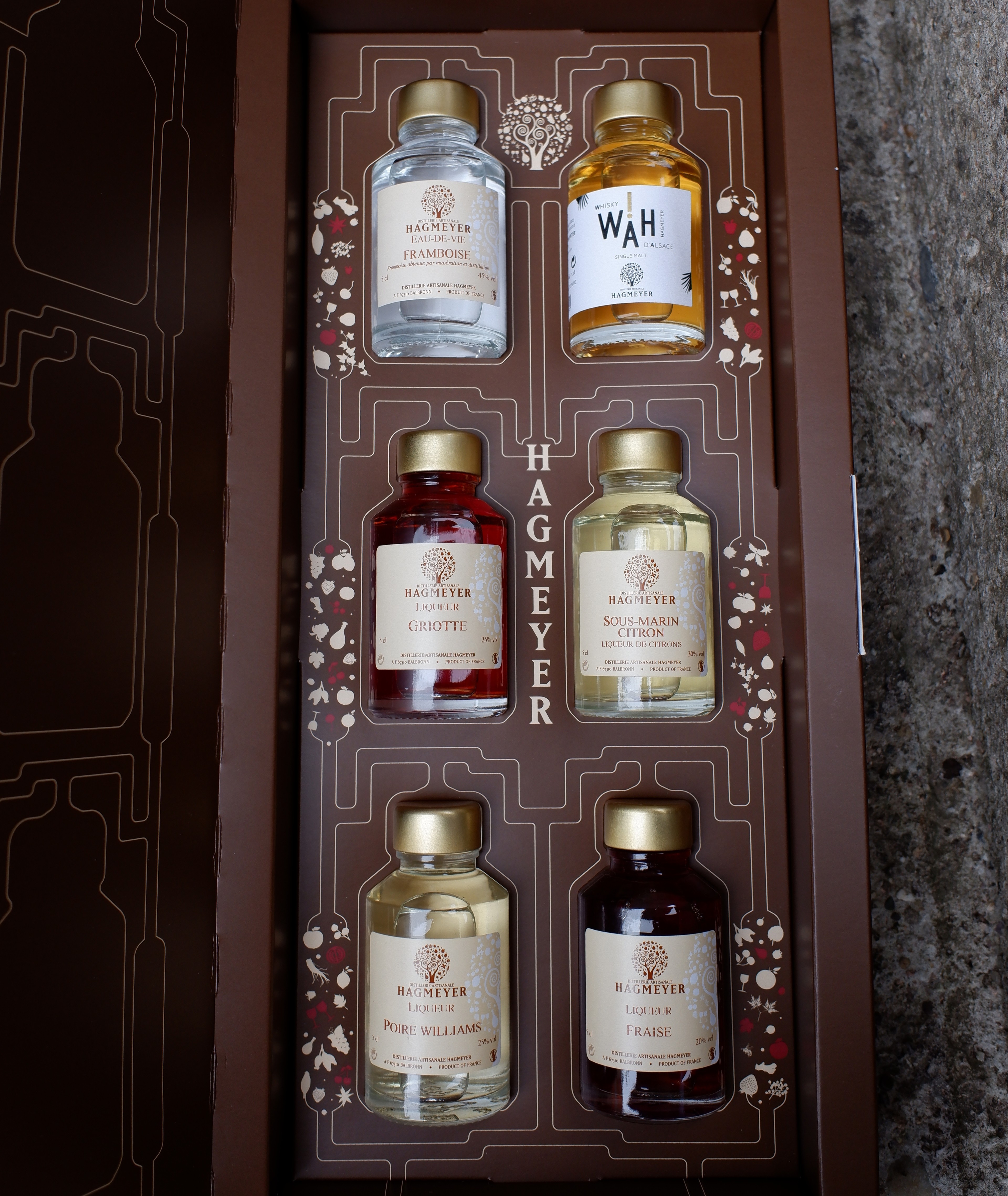 Coffret 6 flacons 5 cl Printemps été